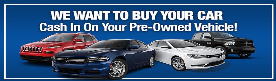 Click to request a Cash Offer for your Vehicle - No Purchase Necessary